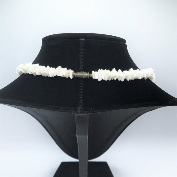 Necklace Bracelet Set Lot White Clam Shell Beads Beach Surfer Island Hawaii Surf - Picture 6 of 10